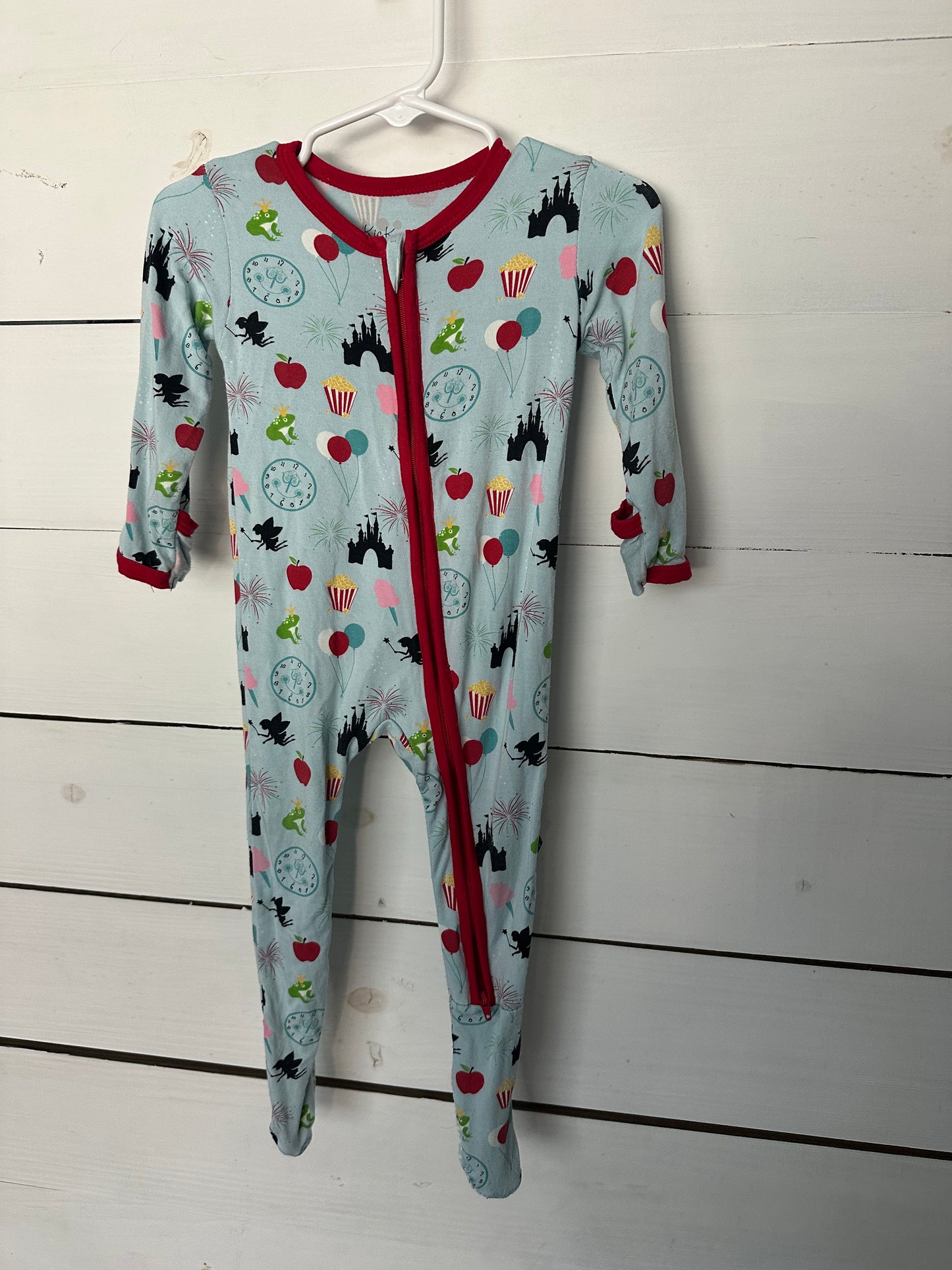 6-9M - Kickee Pants Magic Kingdom Disney Jammies