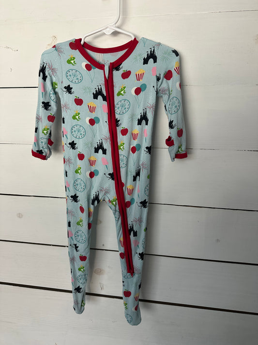 6-9M - Kickee Pants Magic Kingdom Disney Jammies