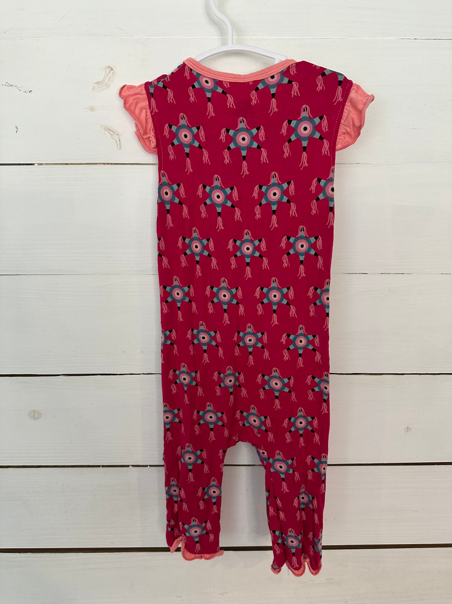 18-24m - Kickee Pants Pink Pinata Romper