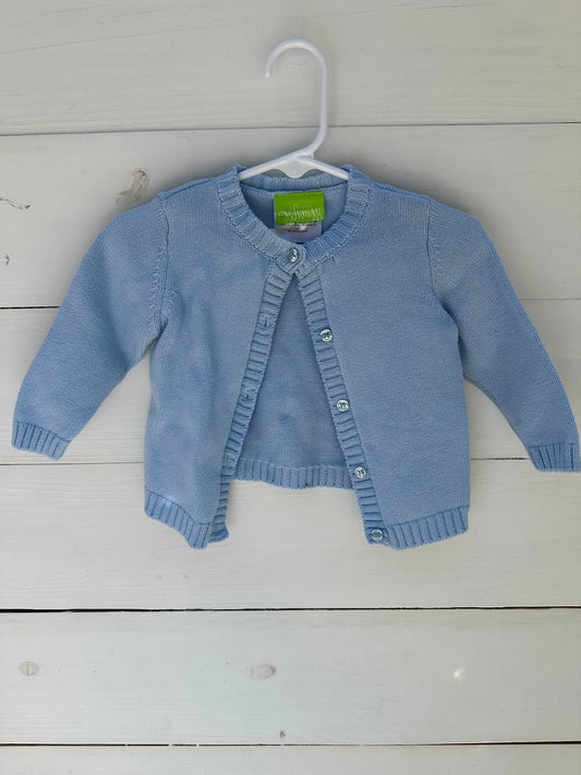 Classic Whimsy Blue Knit Sweater