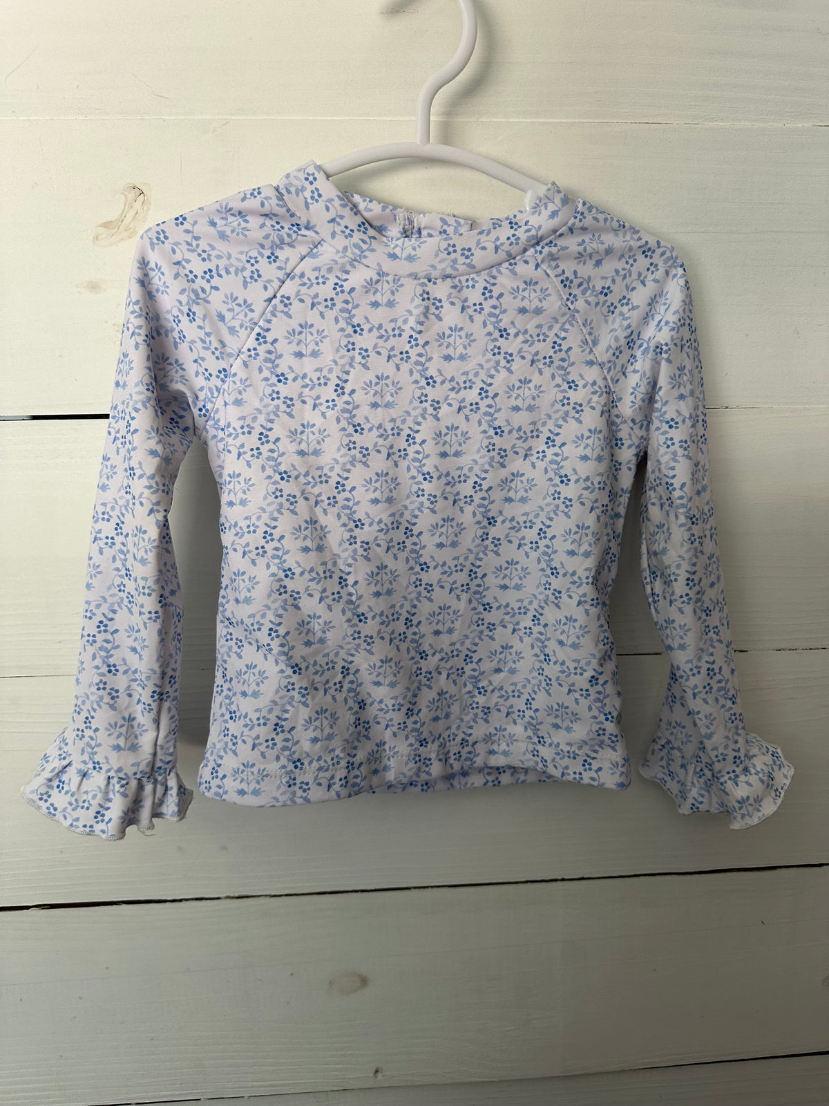 18M - Southern Smocked Company Baby Blue 2 Piece Swimsuit