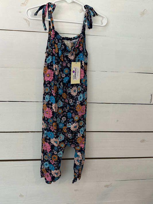 3T - Vignette Navy Blue & Floral Jumpsuit NWT