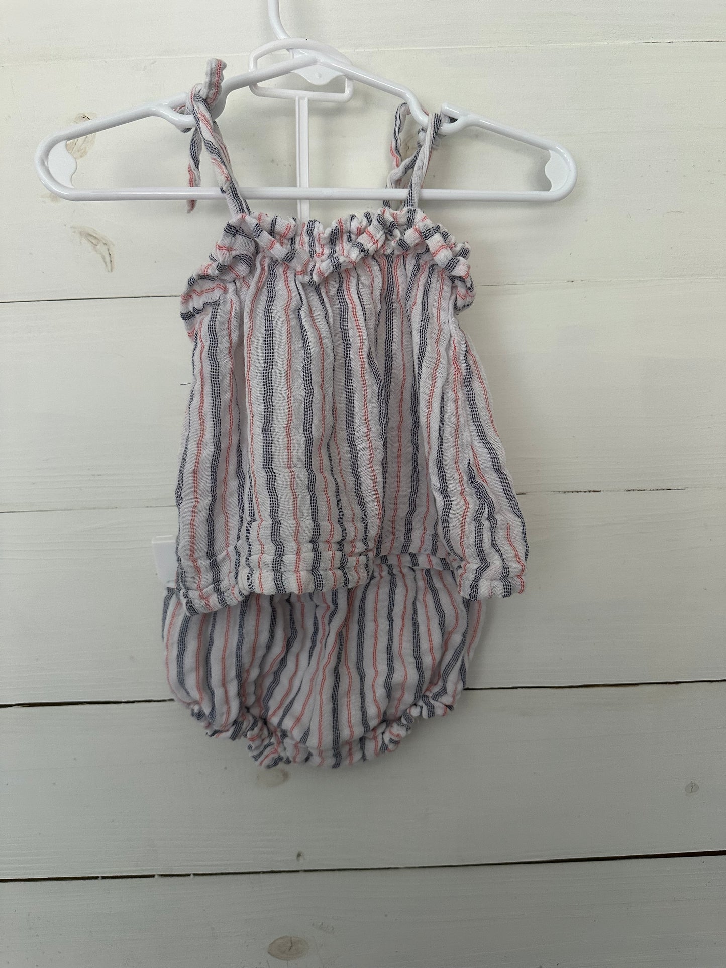Angel Dear Patriotic Striped Tank and Bloomers