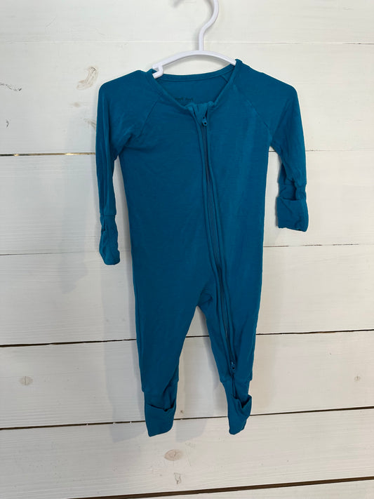 NB - Little Sleepies Teal Footie