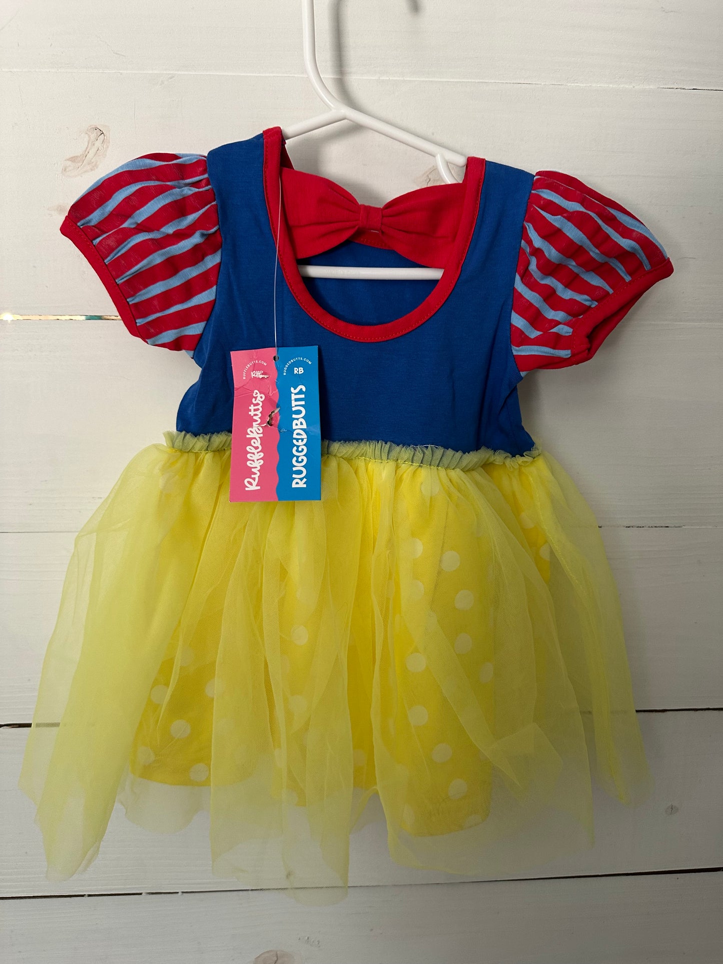 12-18M - NWT Ruffle Butts - Snow White Dress