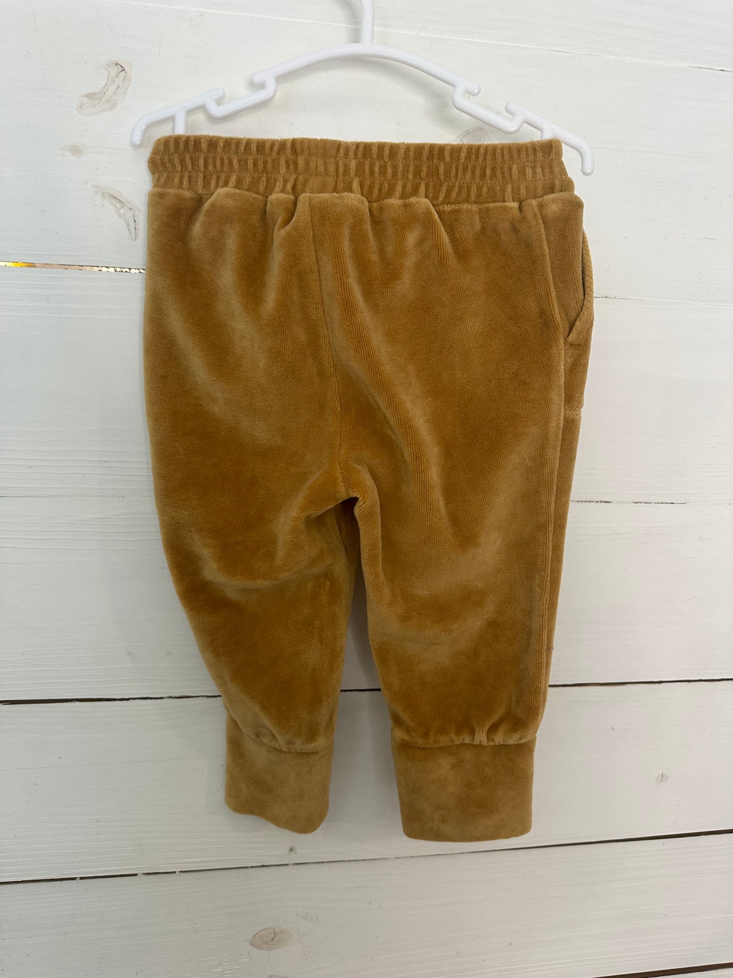 18-24M - Kate Quinn Mustard Velour Pants