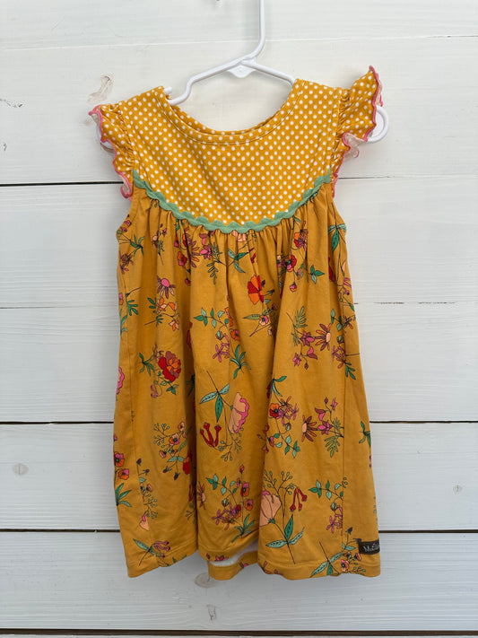 4T - Matilda Jane Yellow Flower Dress