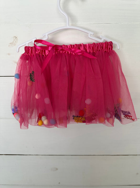 OS - Toddler - Tule Birthday Skirt
