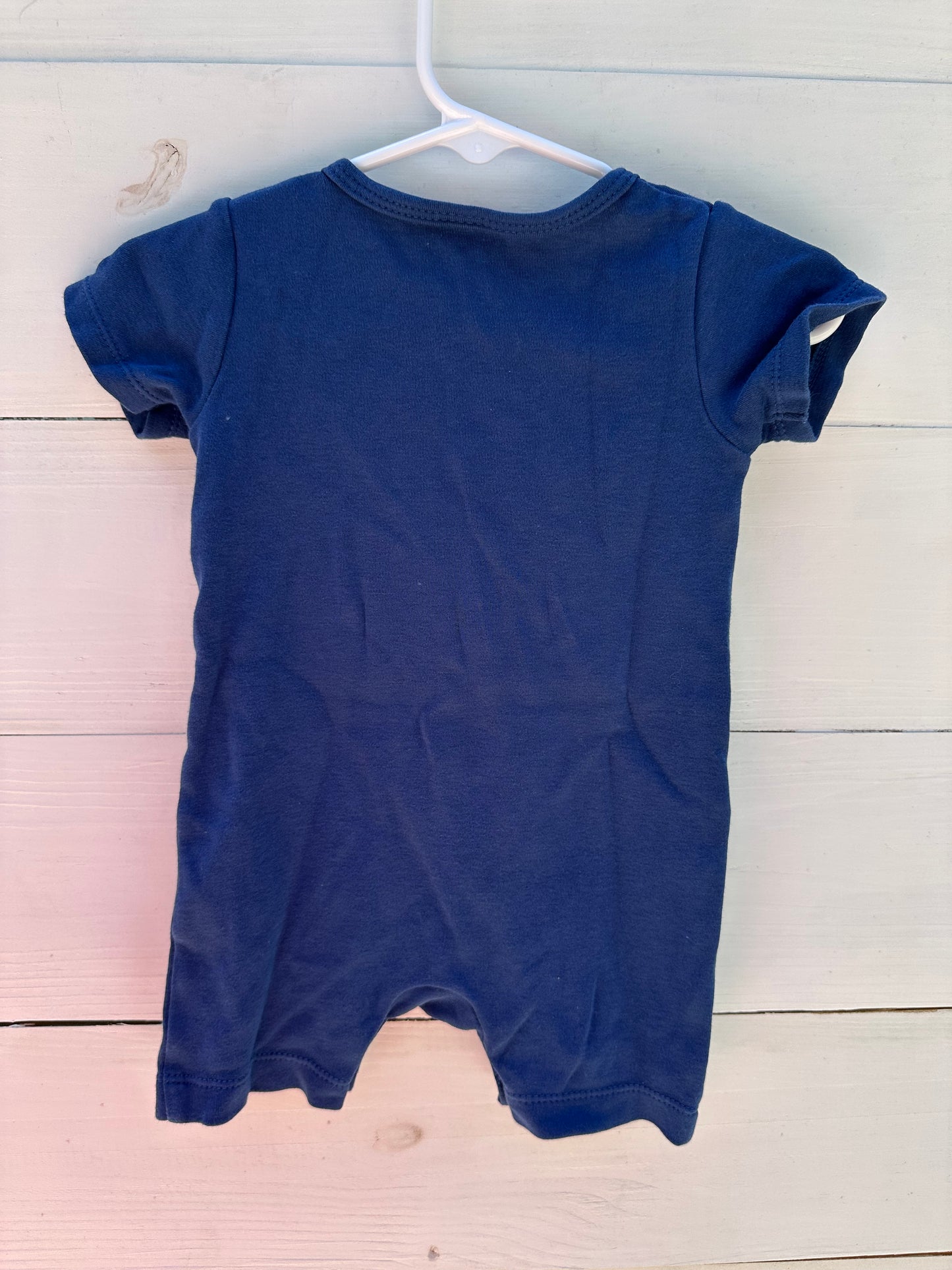 6/12m - James Patriotic Navy Romper