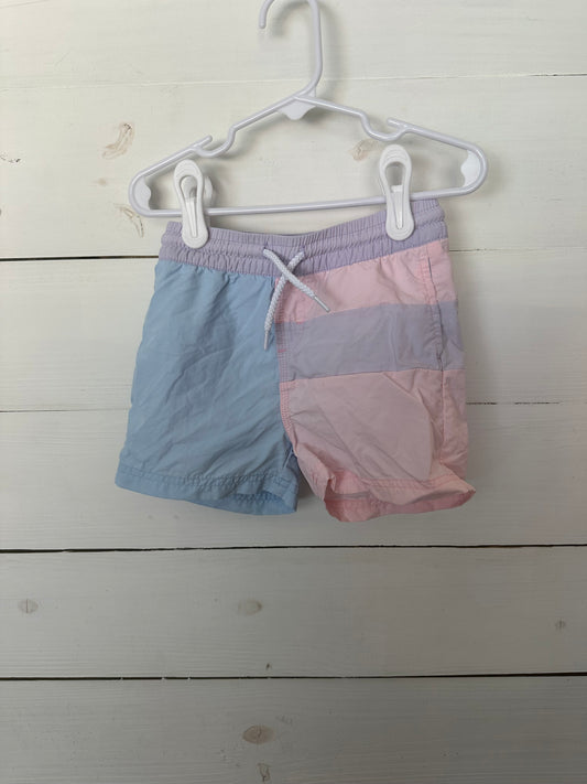 18/24M - TBBC SWIM TRUNKS - BLUE, PINK, & PURPLE