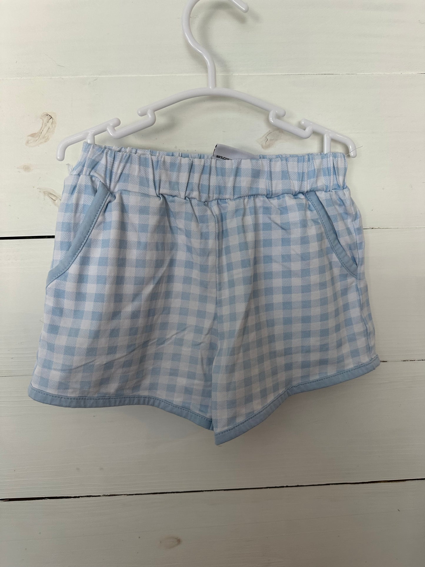 3T - Cypress Row Baby Blue Polo Shirt with Matching Gingham Shorts