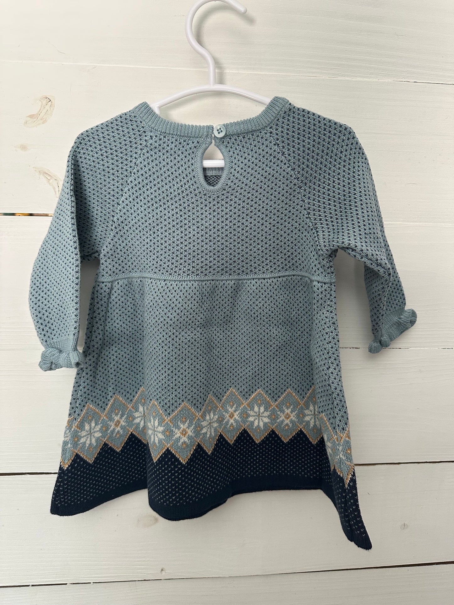 6-12m - NWT Ruffle Butts Sweater Dress