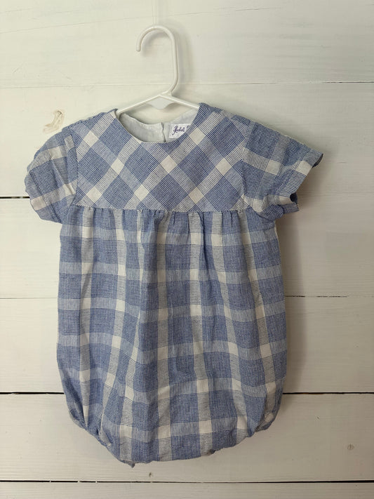 18M - Rachel Riley Blue Plaid Bubble