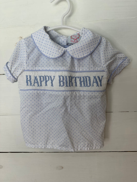 18M - Cecill & Lou Happy Birthday Boys 2 Piece Set