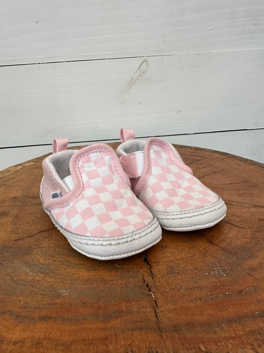 3 - Vans Baby Pink Classic Slip On Vans
