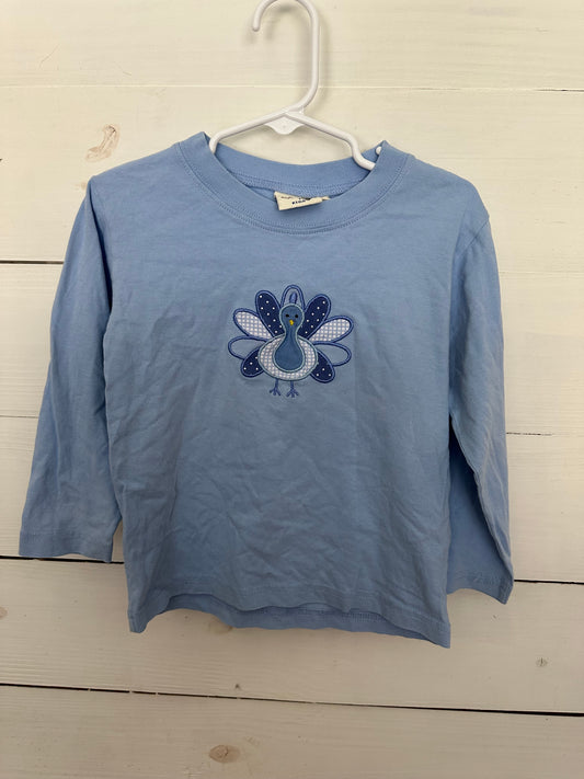 2T - Luigi Kids Blue Turkey Longsleeve Shirt