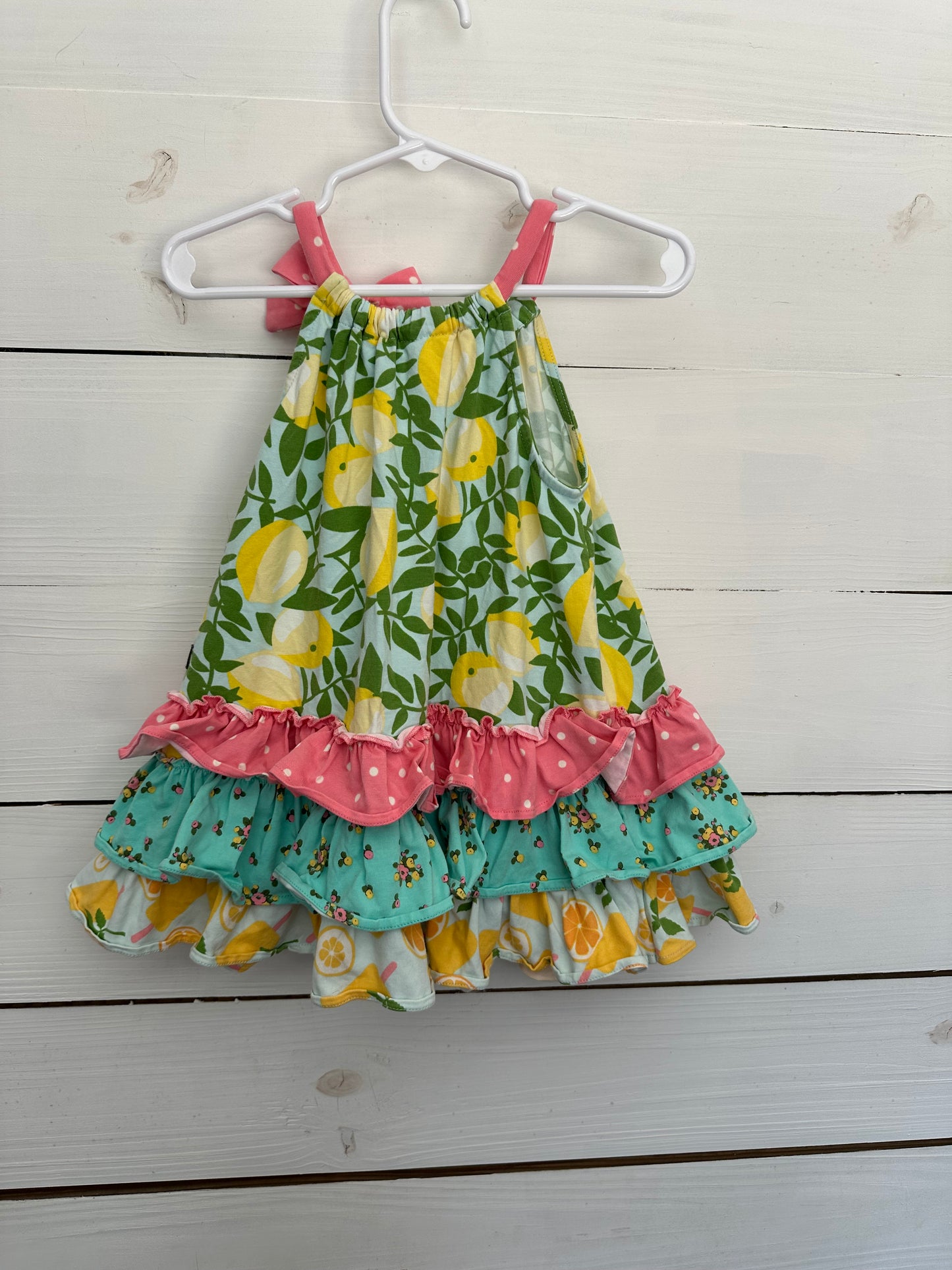 2T - Matilda Jane Lemon and Ruffles Dress
