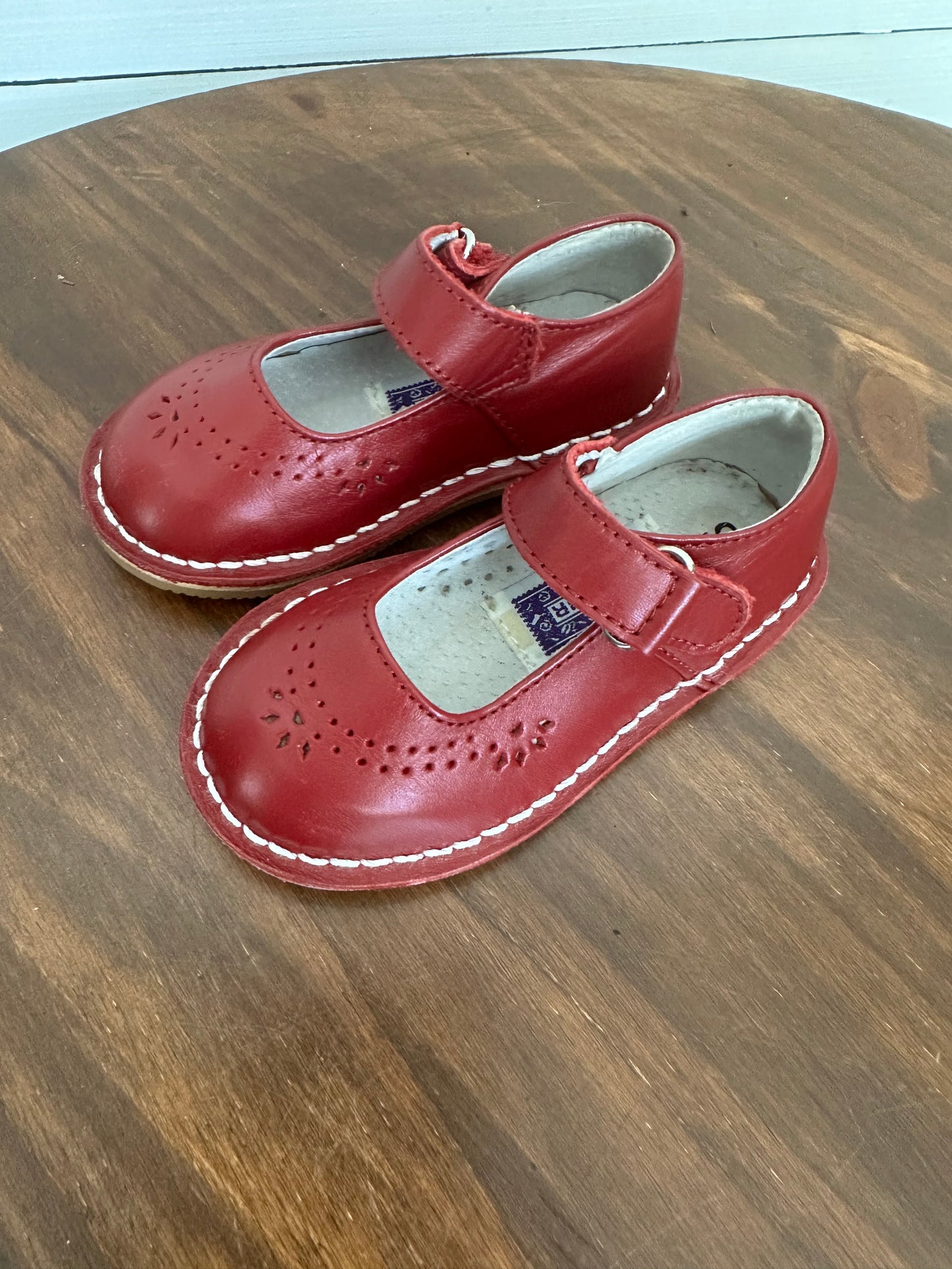 5 - L'Amour Red Classic Mary Janes