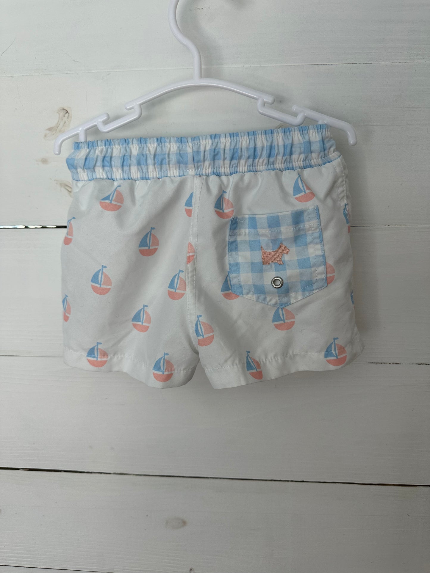 12M - Sal & Pimenta Sail Boat Swim Trunks