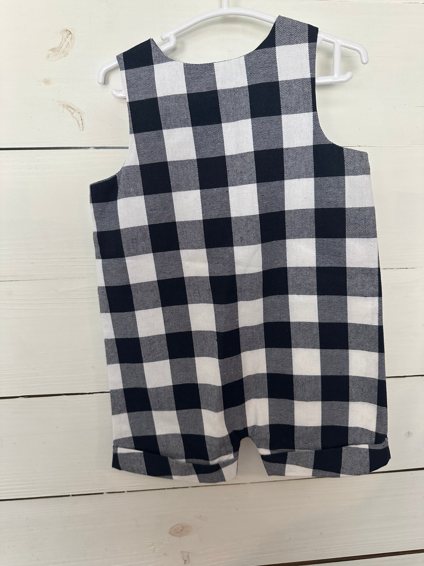 12-18M - Mud Pie NWT Gingham Jon Jon