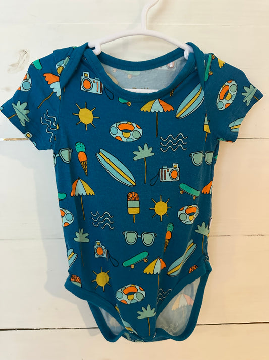 6-12M - Play by Little Sleepies Beach Onesie