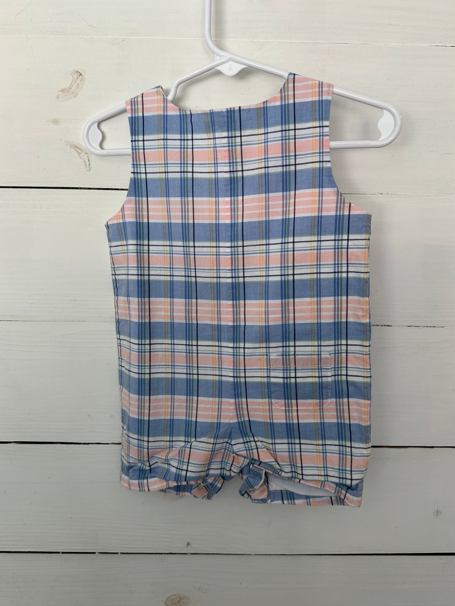 6/12M - Janie & Jack Spring Plaid Romper