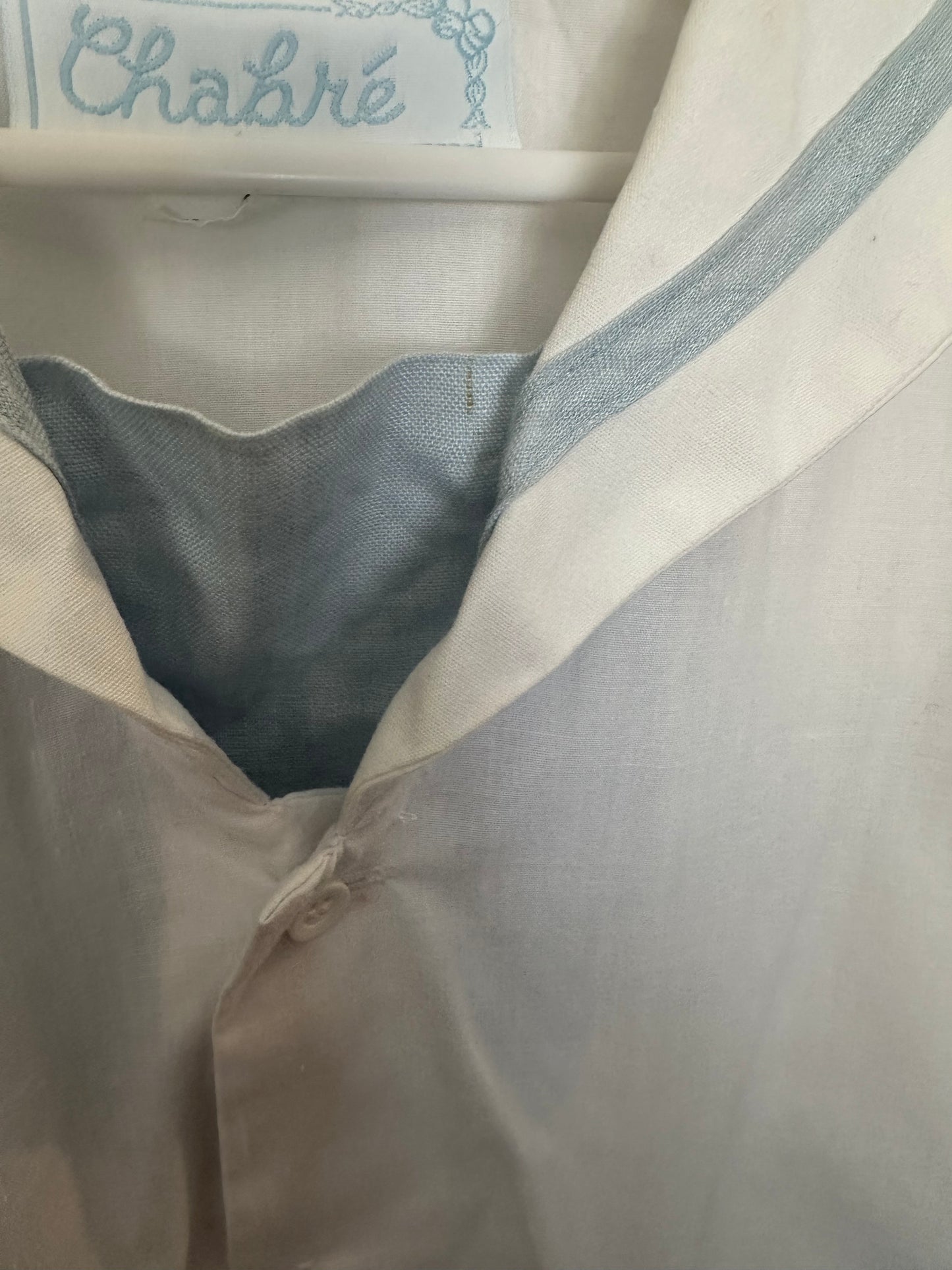 4T - Chabre - Baby Blue and White Bobby Suit