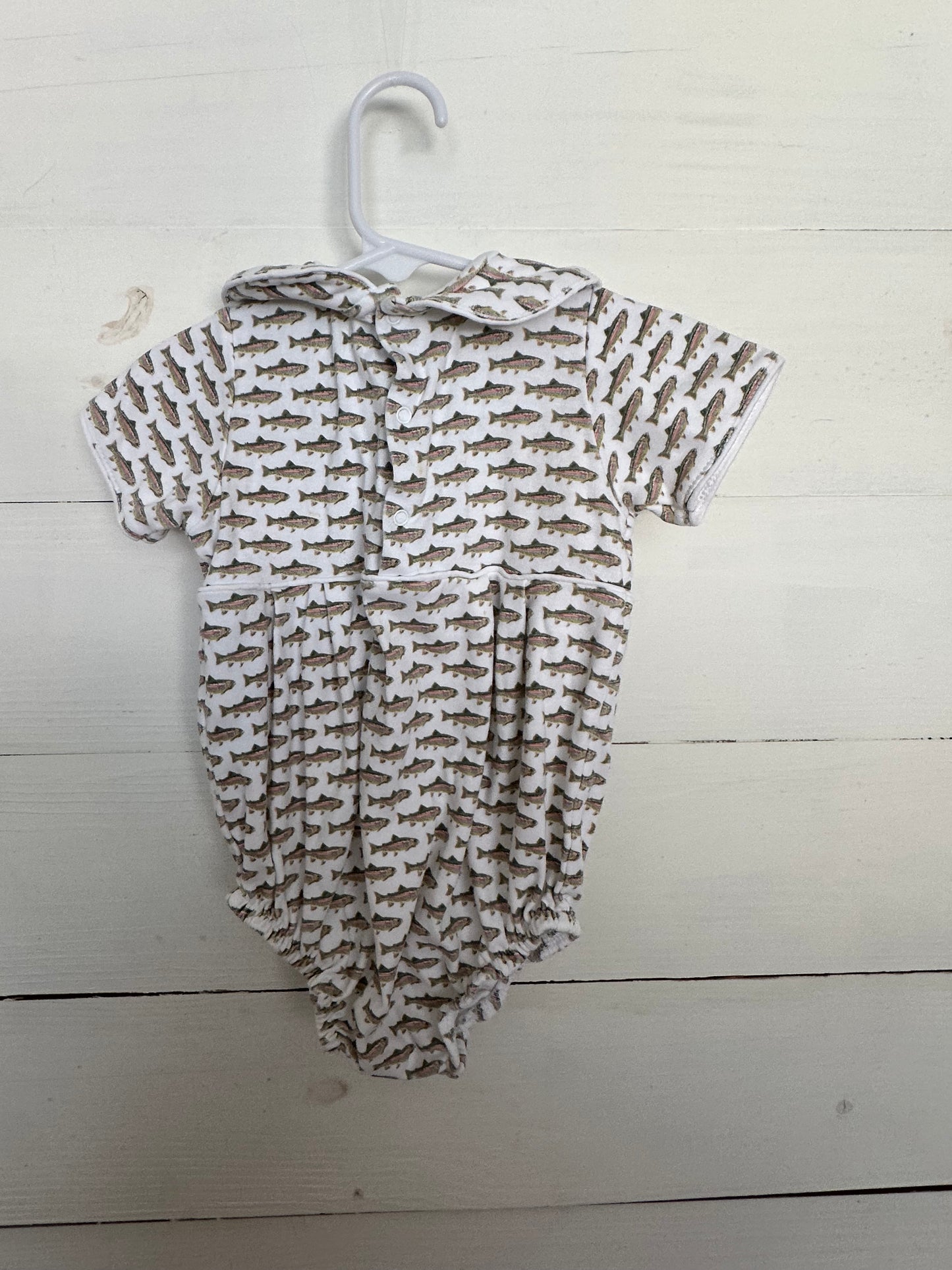 Lila & Hayes: Trout bubble with peter pan collar