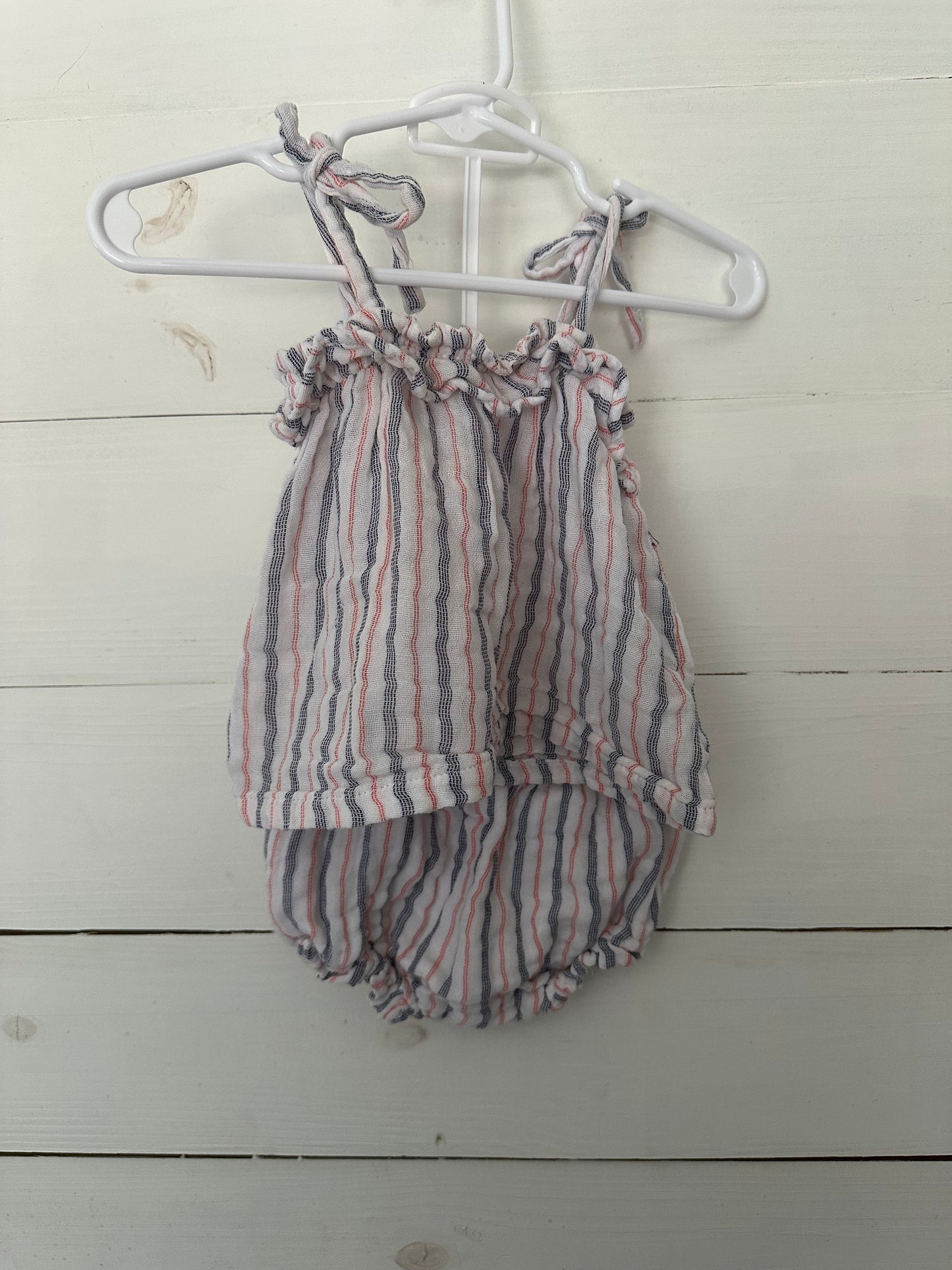 Angel Dear Patriotic Striped Tank and Bloomers