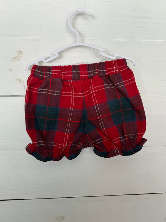 2T - TBBC Tartan Plaid Shorts/Bloomers with Bow