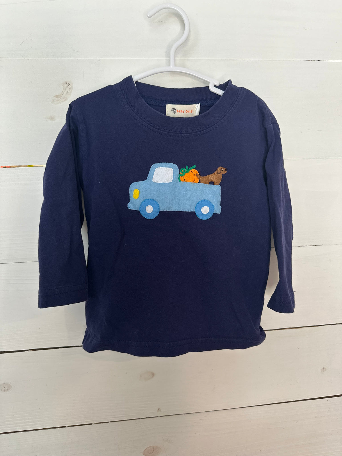 24M - Baby Luigi Truck, Pup, & Pumpkin Shirt