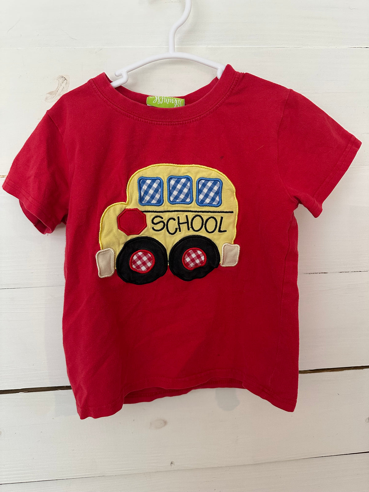 4T- Classic Whimsy School Bus Shirt