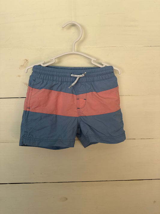 18/24M TBBC Blue and Pink Swim Trunks