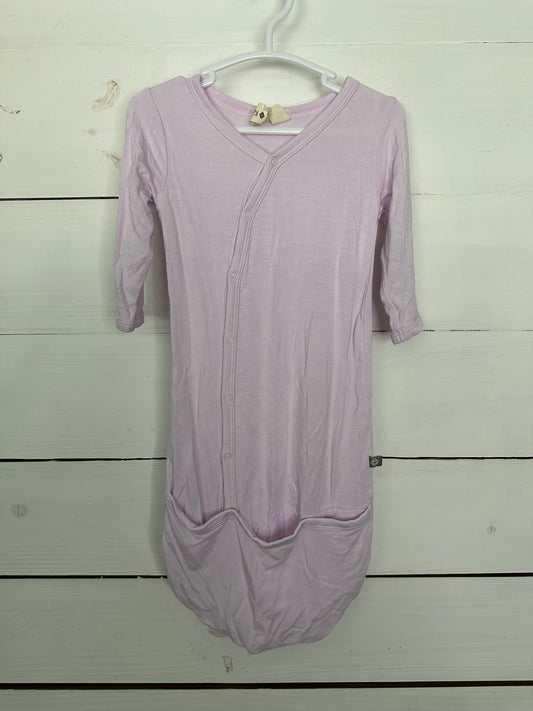 3-6M - Kyte Pale Lavender Button Up Gown