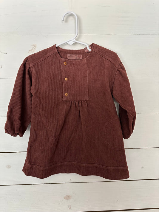 Zara Rust Fall Dress