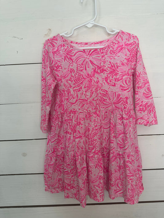 S(4-5) - Lily Pulitzer Pink Longsleeve Dress