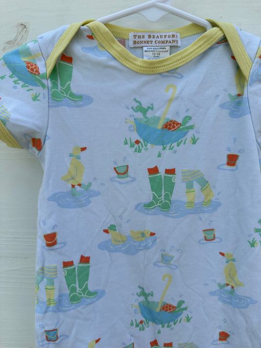 12/18m - TBBC Walt Warm Onesie - Play in the puddles