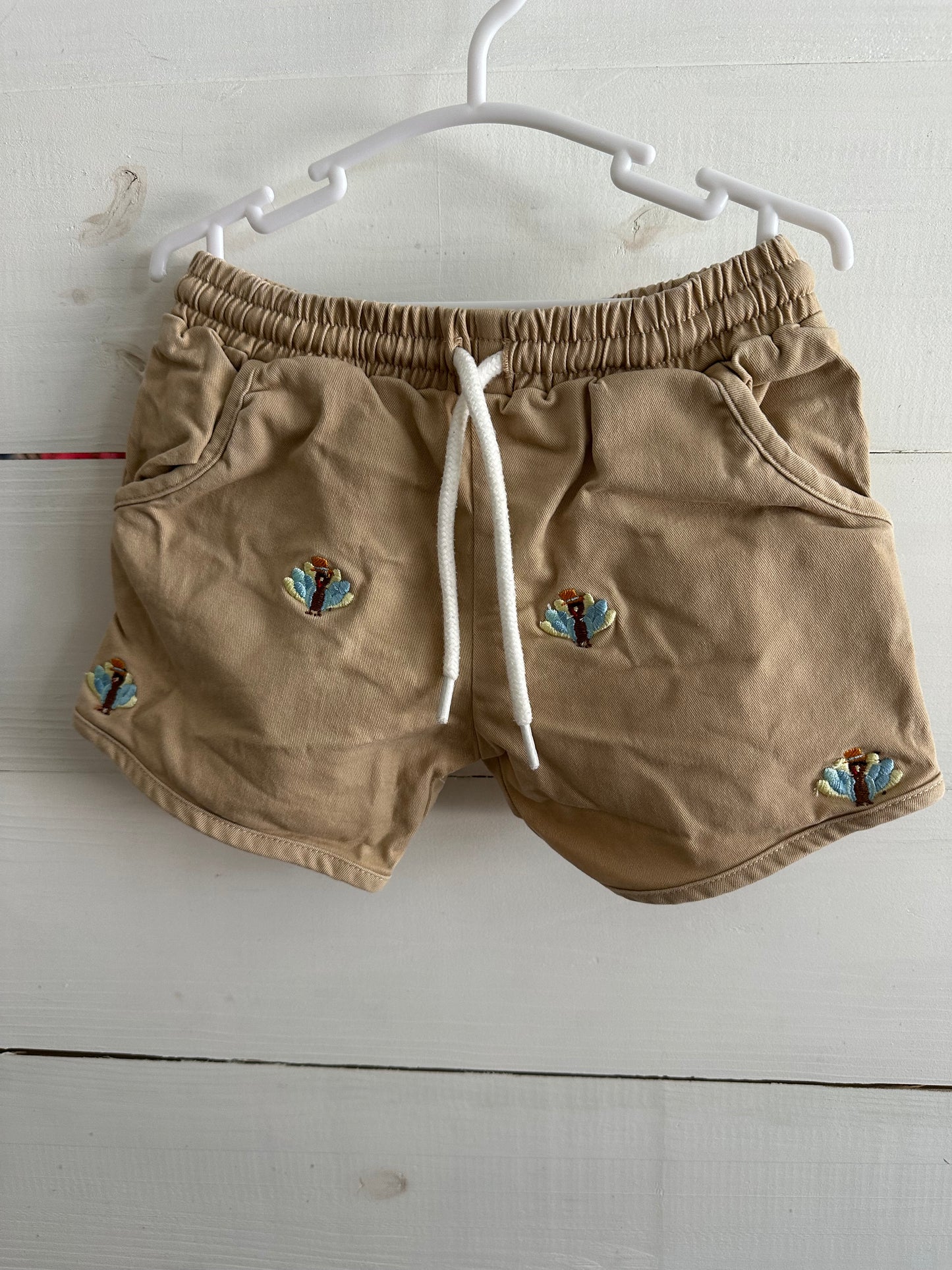 2T - Busy Bee's Thanksgiving Shorts and Matching Shirt