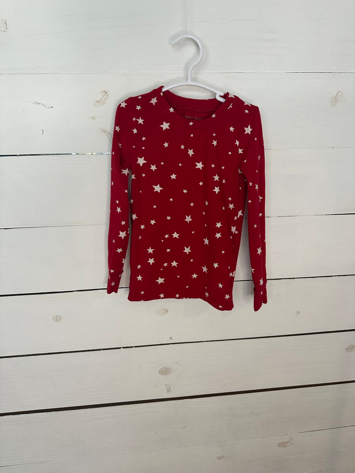 4T - Pottery Barn Red Star Jammies