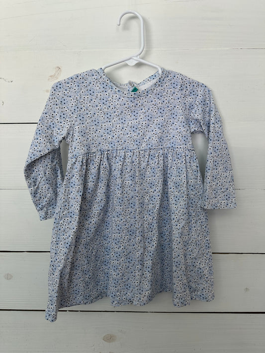 2/3T - Blue Floral Dress ( Made in Spain - Top Top)