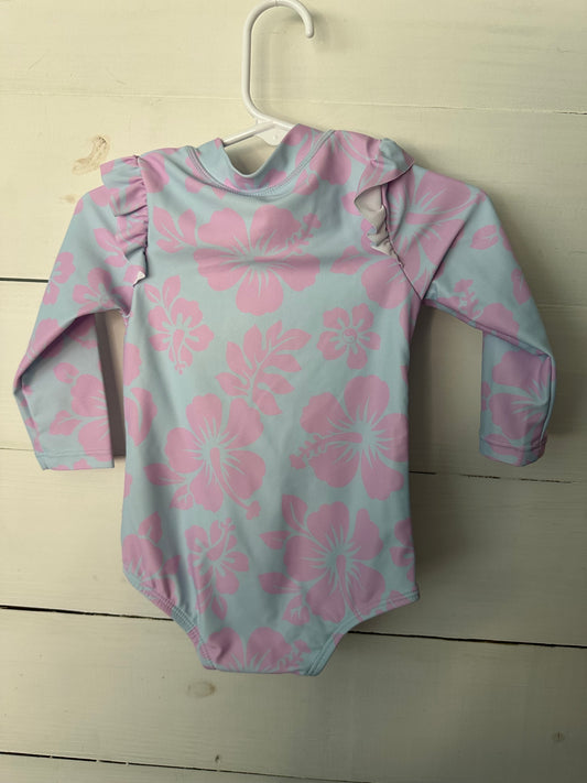 6-12M - Cotton On Baby - Cotton Candy Colored Swimsuit