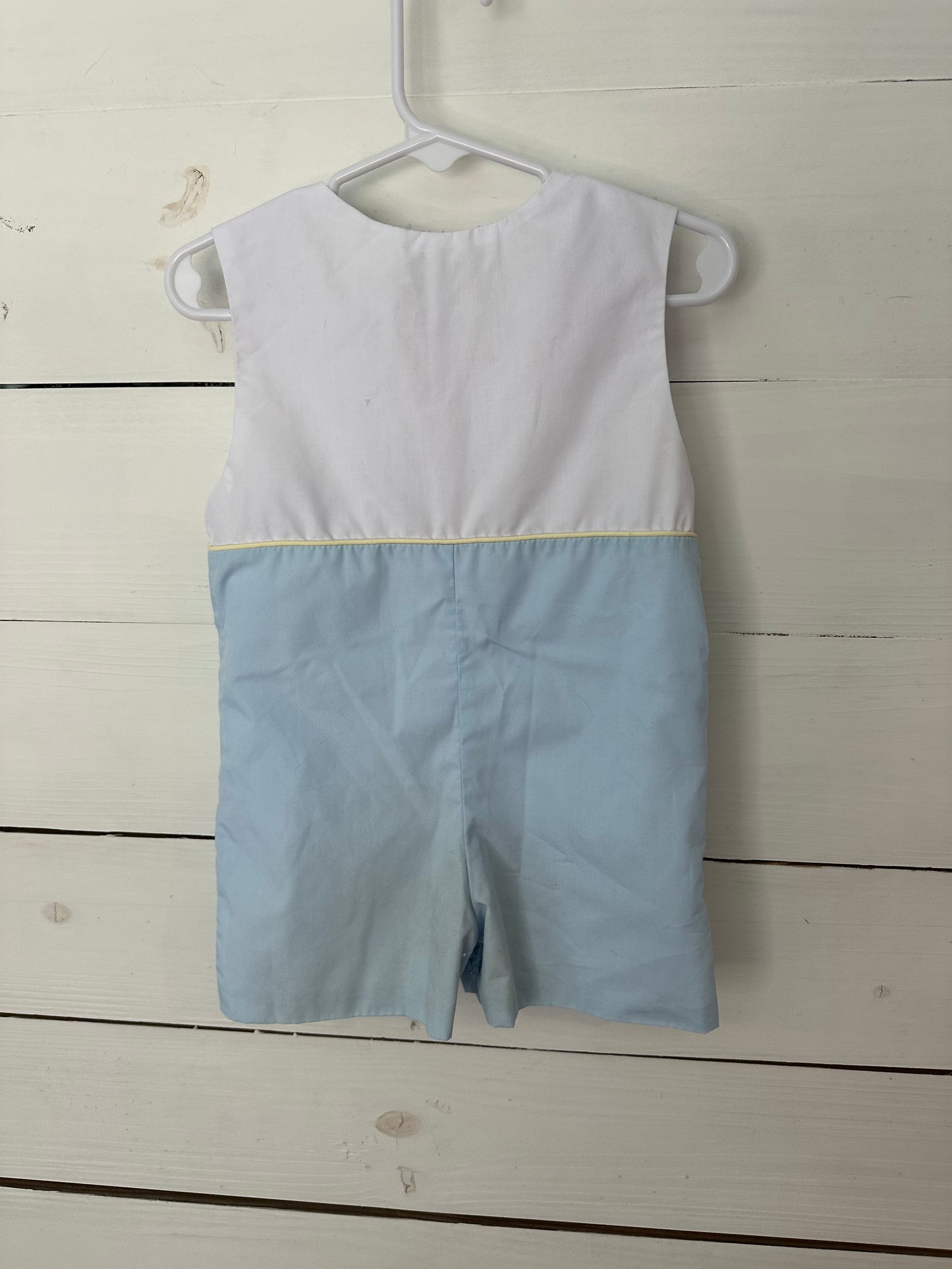 12-18M - TBBC Baby Blue, Yellow, and White Jon Jon