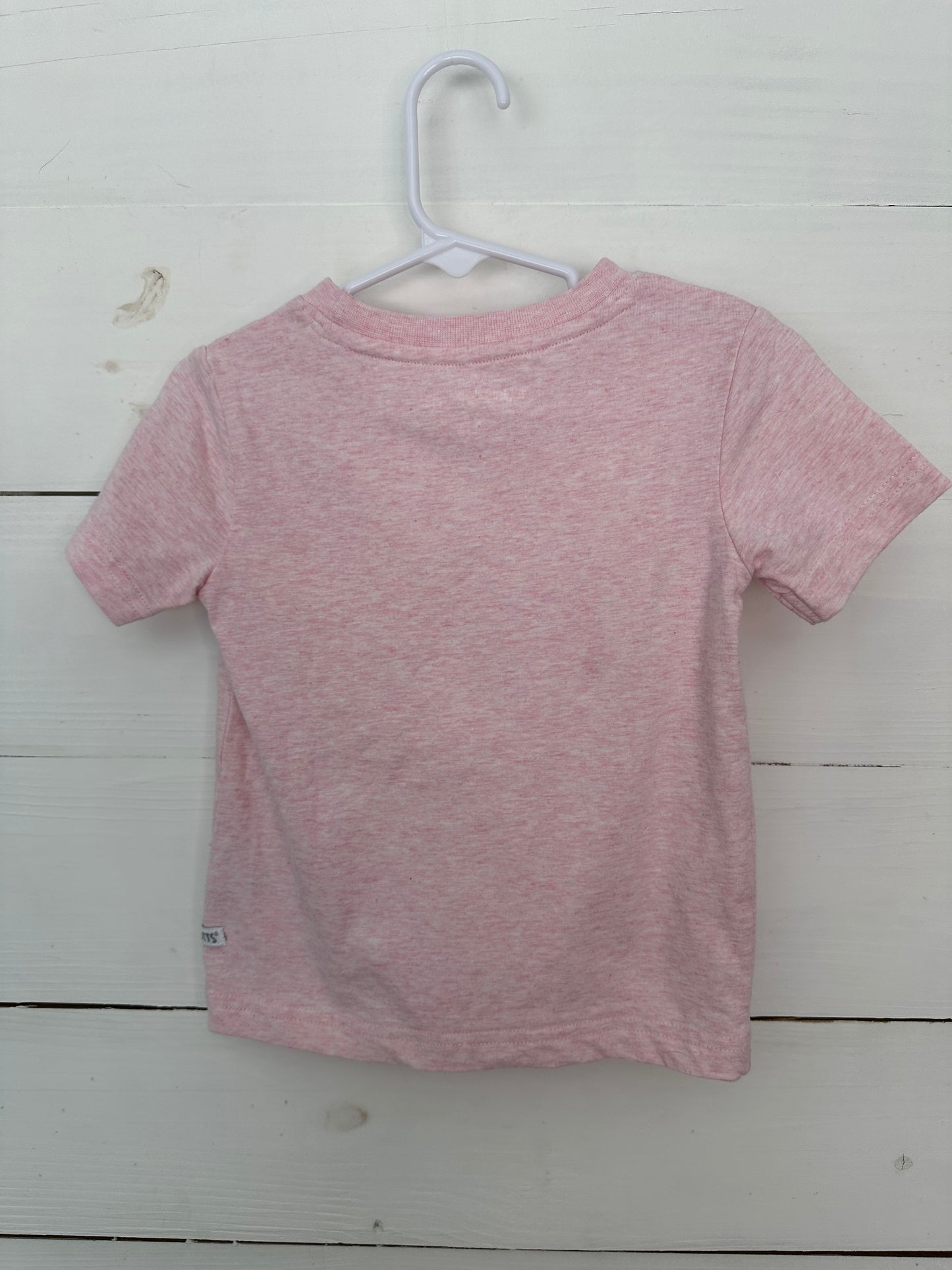 4T - Rugged Butts Pink Heathered Pocket Tee