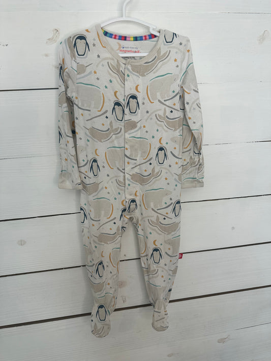 6-9M - Magnetic Me Whales & Penguin Jammies