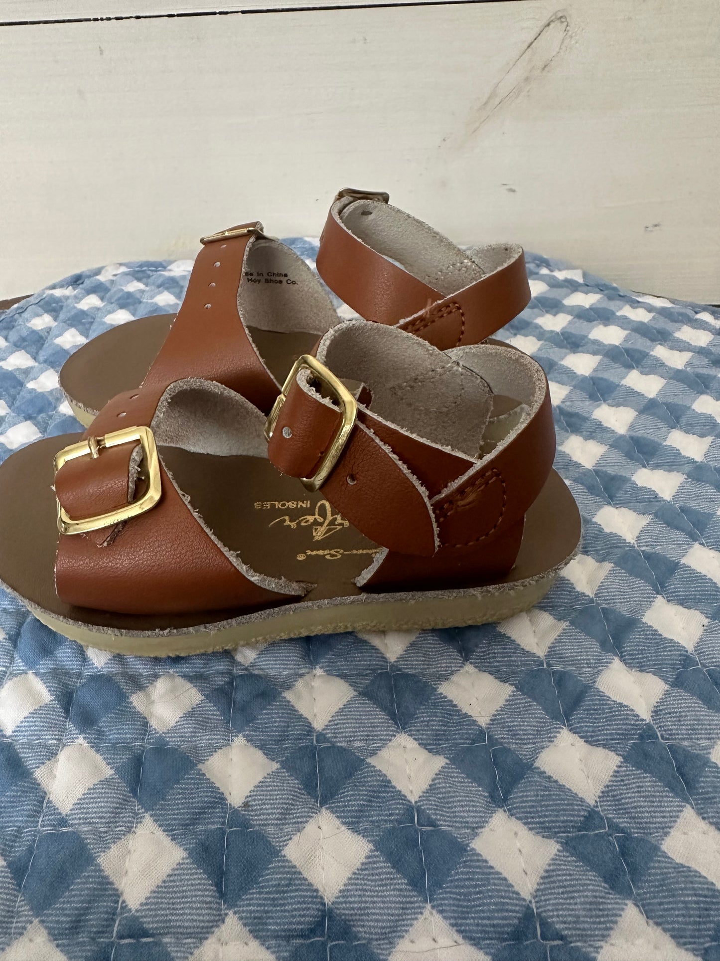 Sun-San Surfer Brown Leather Sandals