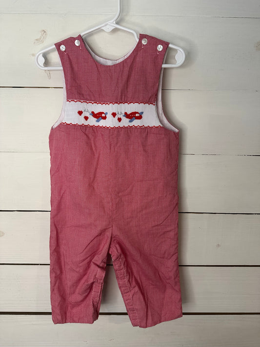 18M - Petit Bebe Valentines Day Air Planes Longalls